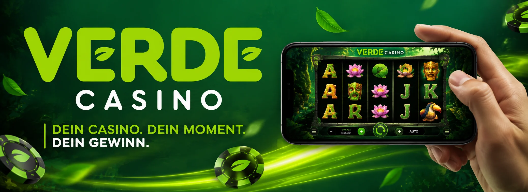Verde Casino Willkommenspaket bis 1.200 € plus 220 Freispiele